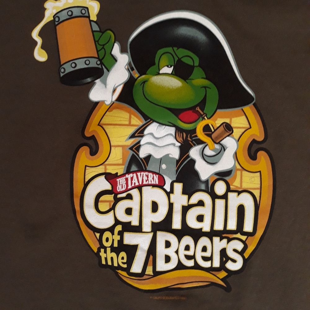 COPY - SENOR FROGS Captain of the 7 Beers TSHIRT